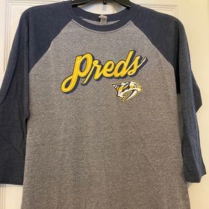 Nashville Predators quarter sleeve shirt